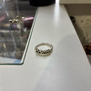 James Avery Silver 'Mom' Ring